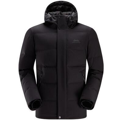 Jeep吉普户外羽绒服男士东北极地防泼水面包服抗寒保暖冲锋裤