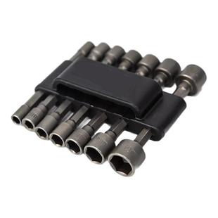 风批套筒六角柄套筒头手电钻气动风批套头电动批头自攻螺丝14件套