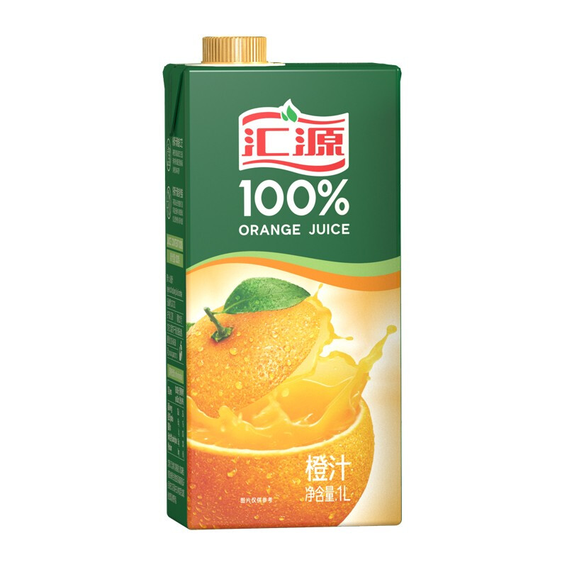 北京汇源果汁1L*12纸盒装橙汁葡萄汁苹果汁番茄汁梨汁家用食品