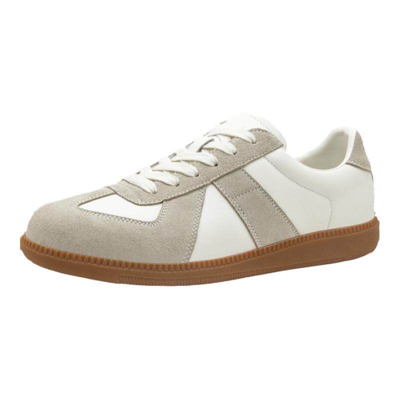 15mins男鞋黑色德训鞋情侣2026新款阿甘鞋复古运动大码板鞋休闲女