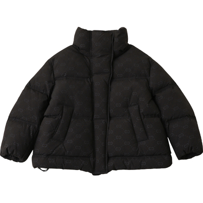 女童羽绒服加厚2025冬季新款中童儿童装羽绒服无帽面包服90绒4278