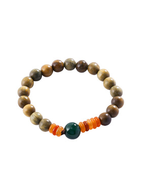 手串可调节香檀木中国风手链串珠