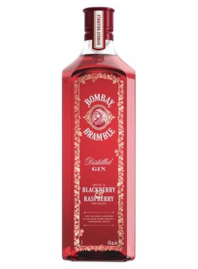 Bombay 孟买蓝宝石莓瑰金酒1000ML原瓶进口洋酒Gin金汤力调酒基酒