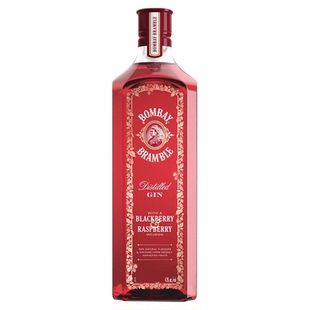 Bombay 孟买蓝宝石莓瑰金酒1000ML原瓶进口洋酒Gin金汤力调酒基酒