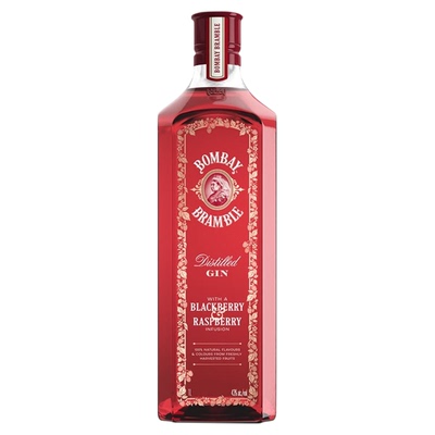 Bombay 孟买蓝宝石莓瑰金酒1000ML原瓶进口洋酒Gin金汤力调酒基酒
