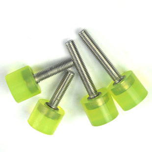 聚氨酯压块包胶螺丝头内六角防撞缓冲减压耐磨圆头聚氨酯螺栓螺杆