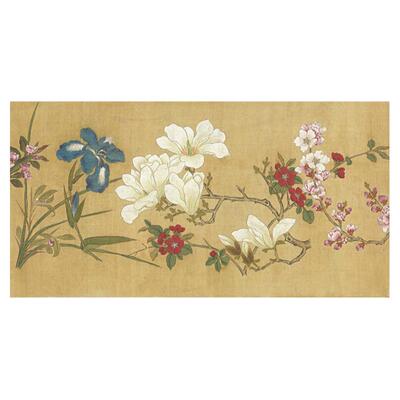 周之冕百花图卷高清复制