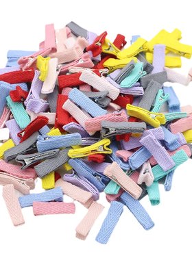 加厚韩国包布棉布夹子diy发夹