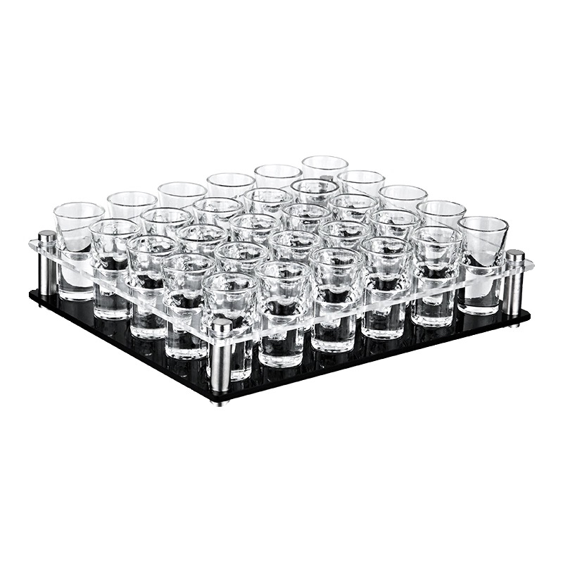酒吧子弹杯洋酒杯子shot一口杯分酒器套装亚克力白酒杯ktv小酒杯
