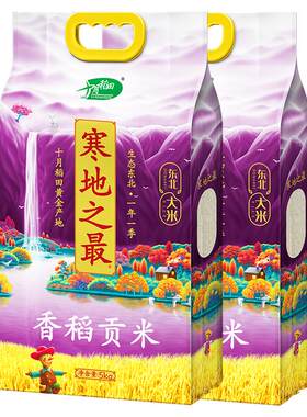 十月稻田寒地之最香稻贡米5kg*2
