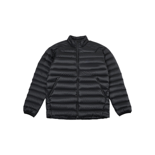 haonanhuang 90白鸭绒无胆蝉翼半透合身立领无帽轻量化排骨羽绒服