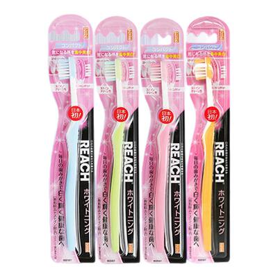 LG生活健康锐致洁白净柔牙刷1支装 二重刷毛纤巧型刷头防滑软胶