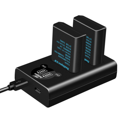 倍量适用于d600套装相机充电器