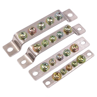 铜地排铜排桥式接地排2＊15地线排5位10孔接线端子排地排接零排7