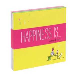 英文原版 Happiness Is . . . Notes and Lists 幸福是...关于幸福的记录 英文版 进口英语原版书籍