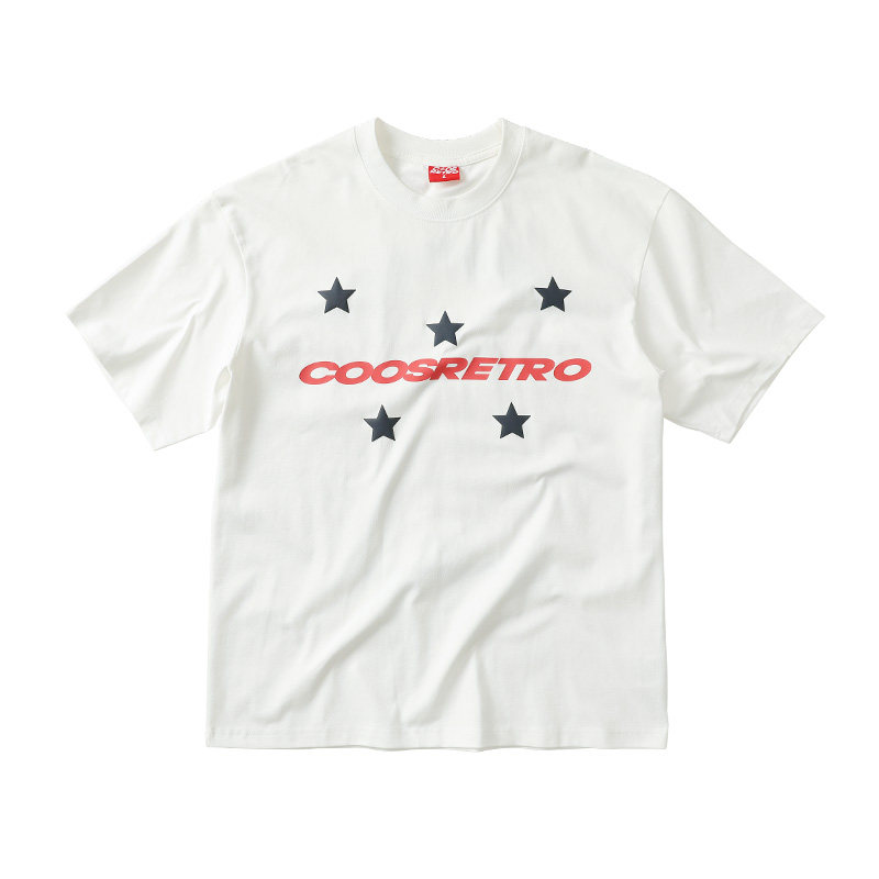 CoosRetro美式字母宽松男T恤