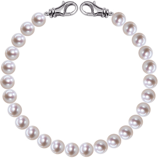 南珠宫晨露925银淡水珍珠手链日常通勤手串年轻款生日礼物送女友