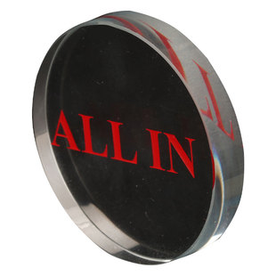 佰偌德州扑克庄码ALL IN大小盲配件压牌筹码庄片dealer德扑庄位牌