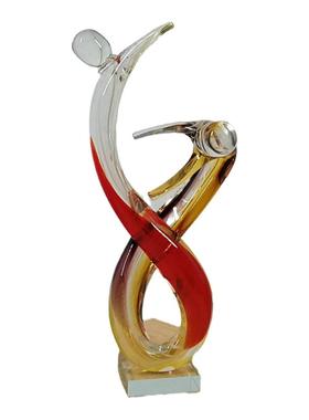 淄博博山情侣结婚礼物琉璃工艺品