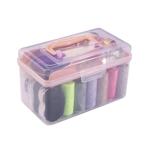 针线盒家用高质量缝纫工具套装多色线学生阵线盒结婚缝补收纳便携