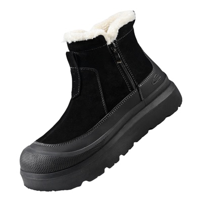 德国骆驼动感雪地靴皮毛一体保暖