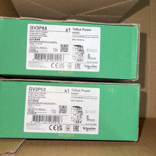 可维修议价  GV3P65电动机断路器原装进口全新带原包装TeSysPower