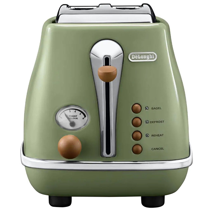 delonghi/德龙 CTO2003.VBG 复古早餐多士炉烤面包机家用吐司烤机