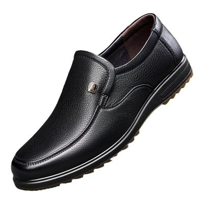 真皮商务休闲皮鞋男鞋