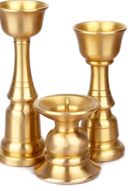 铜仿古风烛台摆件工艺礼品