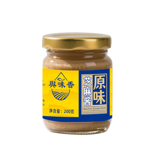 舆味香芝麻酱河南平舆县纯白芝麻酱200g/瓶