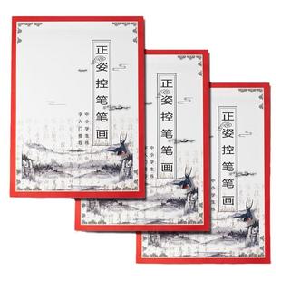 控笔训练字帖小学儿童点阵字帖1-6年级正姿双面硬笔正字小学生帖