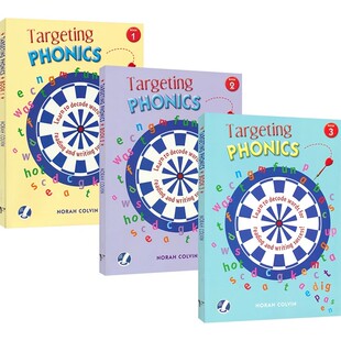 点读版 Targeting Phonics 对标自然拼读 零基础入门 学练结合 超200个高频词 英语听说读写 提升阅读理解 英文原版进口图书