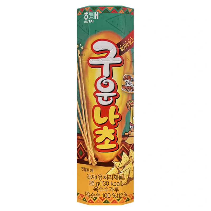 韩国进口食品海太玉米味饼干棒膨化小吃土豆条休闲零食烤薯棒