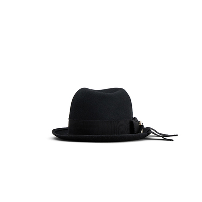 【礼物】Roger Vivier/RV配饰Broche Vivier闪钻饰扣毛毡礼帽