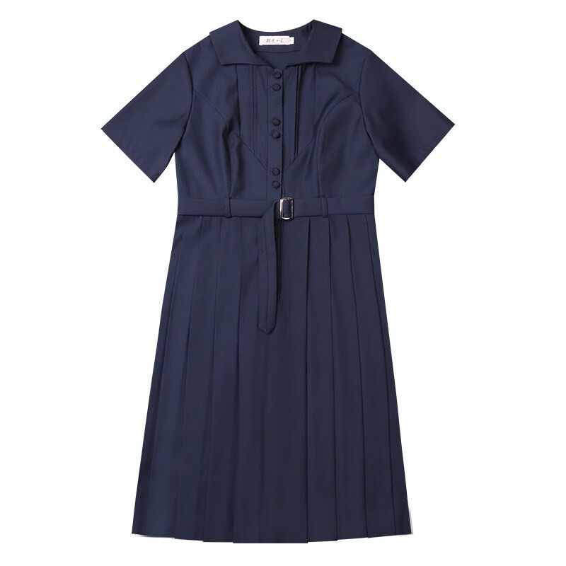樱花家族jk制服【昭本野矢】校供感学院风连衣裙盛夏服短袖套装女