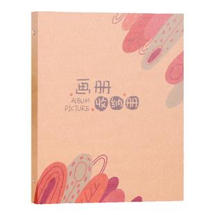 a3画册收纳画夹儿童画画收纳册作品集8k美术绘画画纸收集册画本活页文件夹装a4图画资料的袋子奖状整理收藏夹