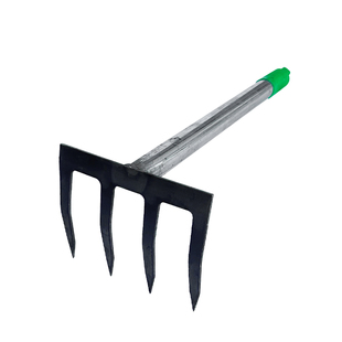 小铁耙子锰钢花生抓钢耙三四齿耙赶海翻地刨红薯花生锄头家用种菜