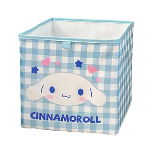 卡通三丽鸥收纳盒可折叠家用布艺收纳箱玩具杂物整理盒子收纳神器