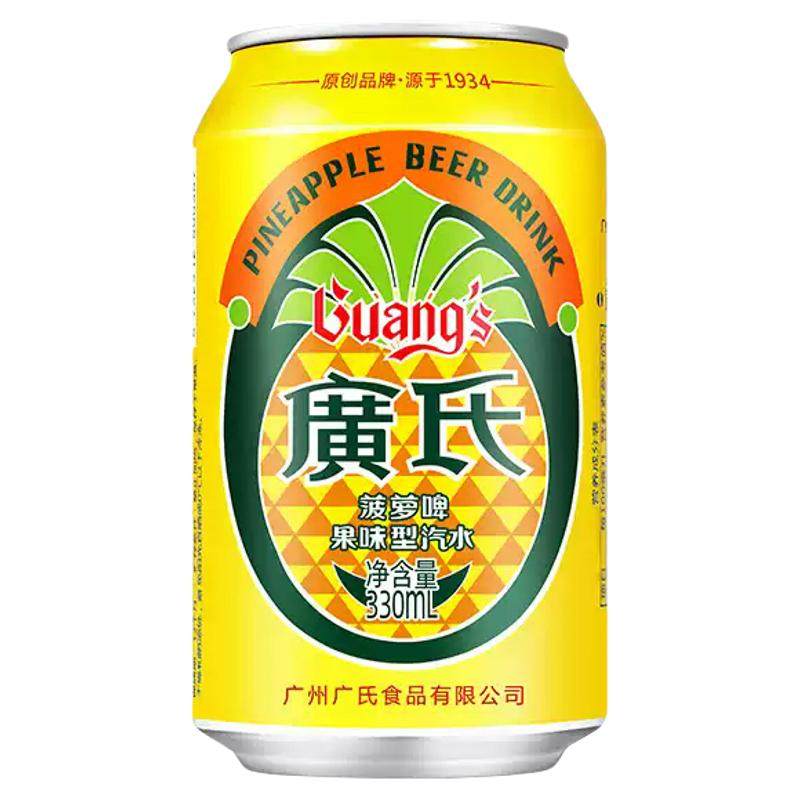 广氏菠萝啤饮料330ml*6罐