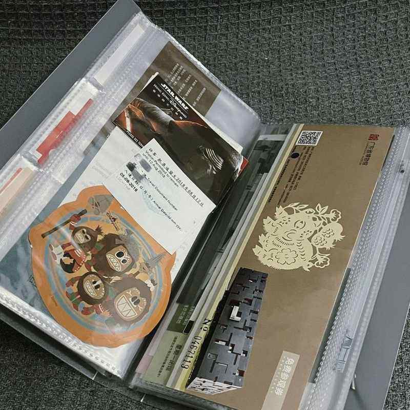 火车电影票收藏飞机旅行票根票据夹收纳收集册36寸明信拍立得相册