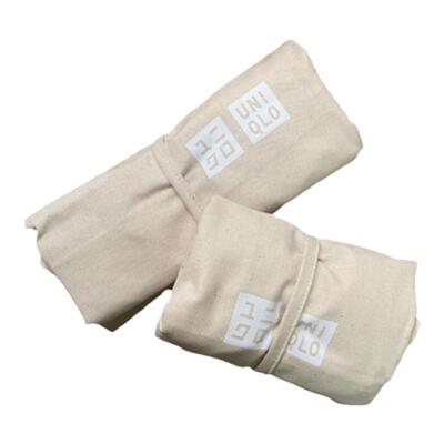 日本单肩纯色横版帆布包