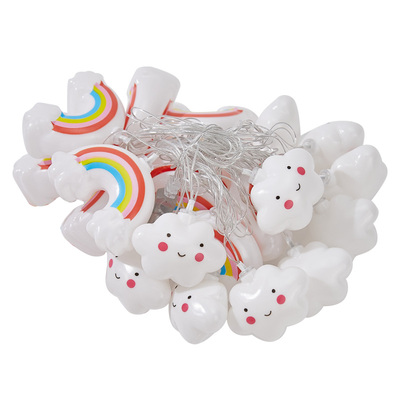 星星云朵小彩灯卧室生日儿童帐篷