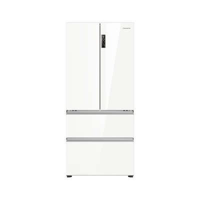 [零嵌揽光]卡萨帝502L嵌入式法式四门一级能效白色超薄家用电冰箱