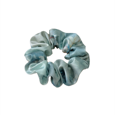 法式桑蚕丝真丝发圈高弹力大肠圈