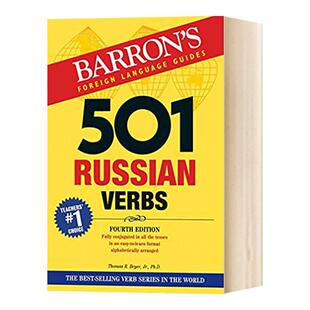 巴朗501个俄语动词 英文原版 501 Russian Verbs 英语俄语双语字典 全英文版 Thomas R. Beyer Jr. 进口原版英语书籍字典辞典