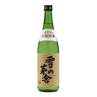 雪之茅舍 山废本酿造秘山废纯米吟酿清酒720ml 日本进口秋田酒