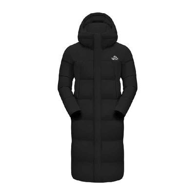 伯希和加长过膝女羽绒服