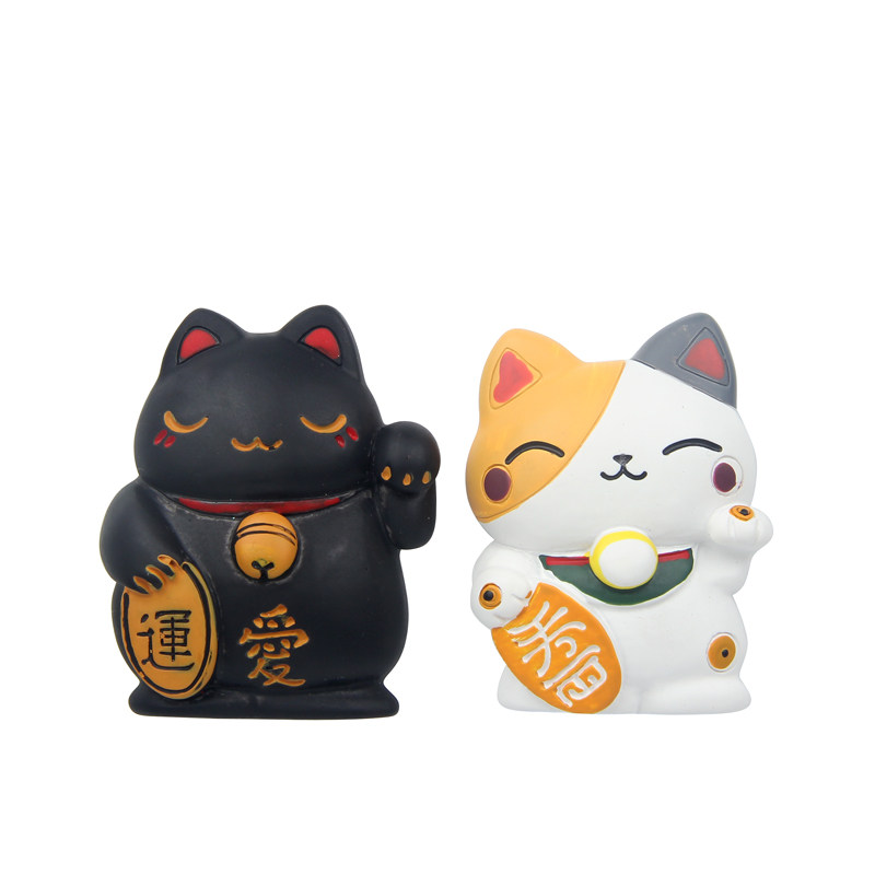 招财猫树脂3D立体日本磁性冰箱贴