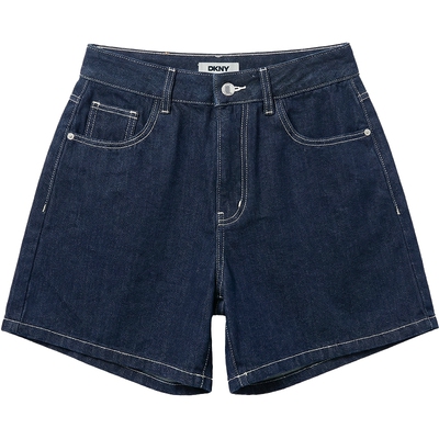 牛仔短裤女复古明线刺绣经典