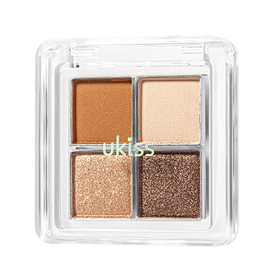 ukiss四色眼影盘卧蚕眼影新手